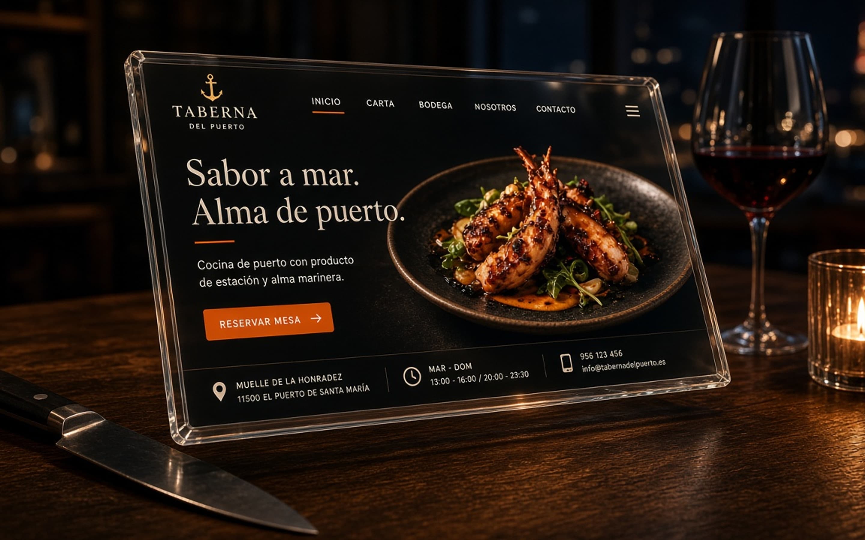 Web de Taberna del Puerto
